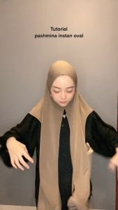 Pasmina Oval Instan Jersey Premium/ Pashmina Instan Oval Jersey/ Pashmina Jersey Oval