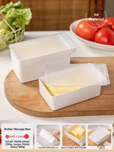 Butter Cheese Cutting Storage Box 500g Fridge Storage Subpackage Organizer Food Grade Seal ness Preservation Container