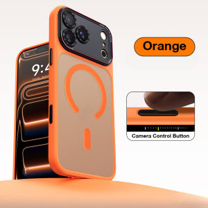 Sanptoch For Magsafe Premium Matte Phone Case For iPhone 17 16 15 14 Pro Max Luxury Frosted Hard Back Cover For iPhone 17 Air Military Shockproof Skin-friendly Casing