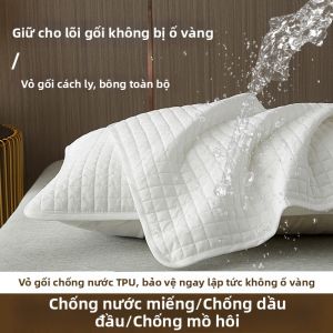 JIFANPAUL | Vỏ Gối Chống Thấm Dành Cho Da Đầu Dầu 48cmx74cm