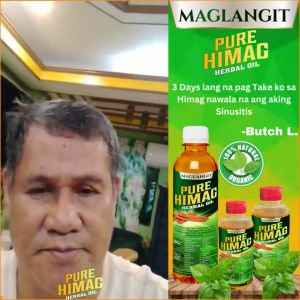 Bisayang Manggagamot / Maglangit Pure Himag Herbal Oil Pain Reliever Natural Herbal  for Body 330ml