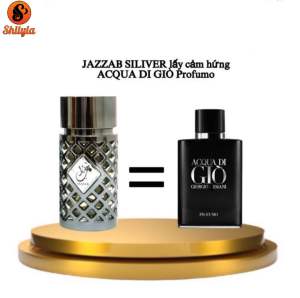 Jazzab Silver ( Clone Giò Profumo Đen ) - Nước Hoa Nam chiết 10ml Chính Hãng