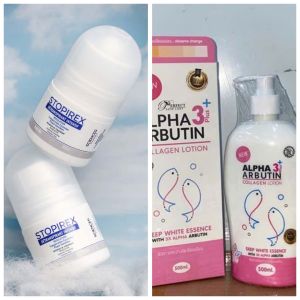 MUA 2 TẶNG 1- SET 3 HỘP.TẶNG BODY 500ML KHI MUA 2 HỘP Lăn khử mùi ngăn tiết mồ hôi trong 72 giờ Stopirex Détranspirant Intensif 30ml