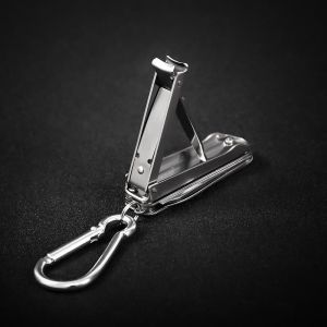 Mini Multi-Functional Stainless Steel Nail Clippers Foldable Portable Home Use Splash-Proof Keychain Nail Scissors for Everyone