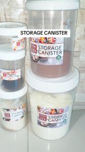 Storage Canister with Spoon (Sold per Piece) - Random Color