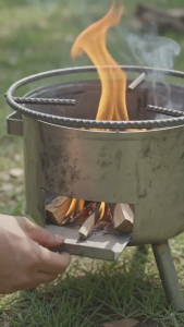 KAFIFI Portable Charcoal Stove – Kalan De Uling – Heavy Duty Coal Stove for Outdoor & Home Cooking