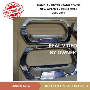 PAKET HANDLE OUTER TANK COVER CHROME MOBIL NEW AVANZA XENIA 2006 - 2011