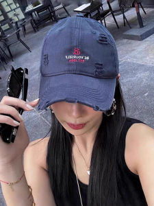 BILLI ZILLY | Mũ bóng chày màu vàng thêu chữ phong cách Hàn Quốc dành cho nữ mùa xuân hè đơn giản đa năng che nắng mũ cặp đôi nhỏ mũi vịt