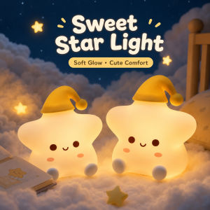 LED Night Light Lamp Light for Kids Stars Moon Clouds Night Lamp Childrens Bedroom Decor Cute Gifts