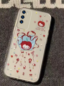 Huawei P40 Series Phone Case Wind Bell KT Cat Design Full Cover Anti-Fall Cute Cartoon Silicone Shell Protective Case for P40 pro plus Youth