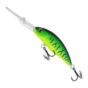 Hopeblaze Deep Diving Long Lip Minnow Lure 60mm 9g Rattling Steel Balls Size 10 Treble Hook Pike Bass Fresh Saltwater Bait
