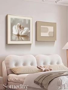 JILEDUO | Romantic Couples White Rose Decorative Wall Painting