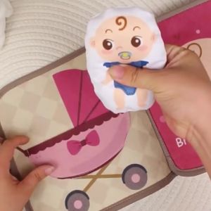 Baby Shine DIY Busy Board Quiet Book Kain Flanel Mainan Edukasi Anak Montessori Kids Activity Book