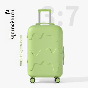 กระเป๋าเดินทางแบบแข็งความจุขนาดใหญ่ 28 นิ้ว กระเป๋าเดินทางแบบหนังหนา กระเป๋าเดินทางแบบล็อครหัสผ่านสำหรับผู้หญิง กระเป๋าเดินทางสีม่วง