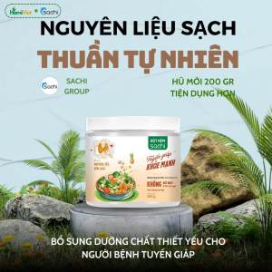 Bột nêm rau củ Sachi với 100% rau củ tự nhiên không bột ngọt không hóa chất không chất bảo quản