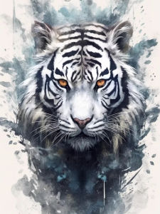 KAYOU | Acrylic Paint By Numbers Animals Lion Painting By Numbers on Canvas Coloring By Number for Adults Paint Digital Art