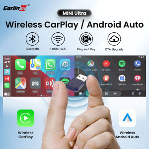 CarlinKit | Smallest CarlinKit Wireless CarPlay Adapter MINI Ultra Android Auto Box USB Dongle Plug and Play for OEM Car Seamless Connection
