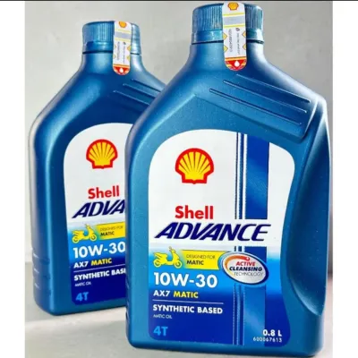 Shell metik biru 08liter