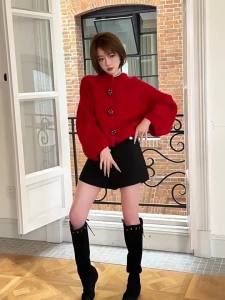 Elegant High Waist Straight Leg Wide Pants For Petite Slimming Shorts