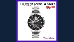 LEE COOPER OFFICIAL Men Metal Band Silver Watch Water Resistant Affordable Branded Timepiece (2 Years Warranty) LC07636.350