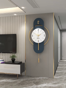 HOL European Style Nordic Wall Clock Light Luxury Wall Fashion Trendy Creative Decoration for Living Room Bedroom Modern Minimalist Art Clock