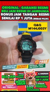 JAM TANGAN Q Q PRIA ORIGINAL QnQ M144 J003Y Q&Q M144J003Y Men NG - Hitam - Resin - Jam dunia JD18 # Jam Tangan Pria Jam Pria Jam Tangan Anti Air + JAM TANGAN QQ M144 003Y JAM TANGAN QnQ M144 J003Y JAM TANGAN Q&Q M144J003Y S003