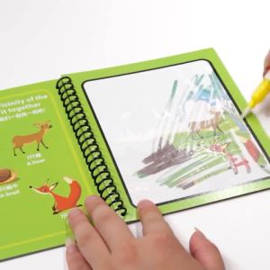 Magic Water Drawing Book Graffiti Painting Children Drawing Reusable Coloring Book Kids Gift Early Education