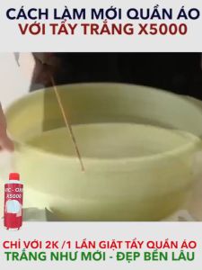 [Tặng Vòi Xịt] Dung Dịch VIC OXY X5000 Quần Áo Chính Hãng Tẩy Mốc Ố Vàng Lem Màu 500ml Tẩy Trắng Đánh Bay Mọi Vết Bẩn