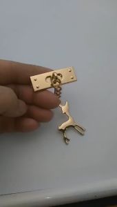 DIY Bag Decoration Metal Hardware Bag Deer Charm Accessories Crochet Bag Hiasan Beg 金属小鹿包包配件