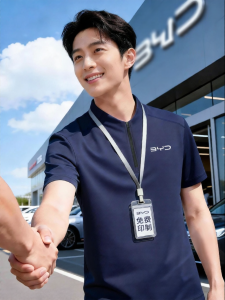 FAYILANG | Custom Print Logo Ice Silk Quick Dry Workwear Short Sleeve Half Zip Summer