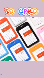 5/10PCS Colorful Double Sided ID Holder Vertical ID card cover ID Protector ID Case for ID Cards
