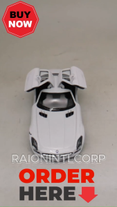 Kinsmart 1:36 Mercedez-Benz SLS AMG Diecast Car (13878) Collection Toys for Kids | RAION