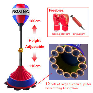 Boxing Speed Ball Standing Punching Bag for Adults Home Reaction Stress Relief Strength Workout Equipment Boxing Reflex Ball