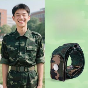 XIANZHAO | Convenient High School Military Training Belt Elastic Adjustable for Boys and Girls