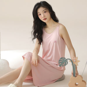 MiiOW | ชุดนอนผู้หญิง MiiOW ฤดูร้อน 2025 ชุดนอนผู้หญิงแขนกุดบาง สไตล์เรียบง่าย ชุดนอนลำลอง ชุดนอนกลางคืน ชุดนอนผู้หญิง