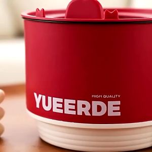 ALLTOU หม้อไฟฟ้ามินิา 1-2 คน 450Wหม้อสุกี้ชาบู 1.6L หม้ออเนกประสงค์ ทอด ต้ม ผัด Electric Pot