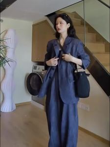 Trendy Casual Two-piece Denim Suit