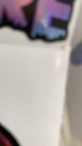 Stiker Hologram Anya spy x family ukuran 75 cm