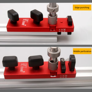 Aluminum Profile Drill Guide Punch Locator Single Hole Profile Drill for 2020 3030 4040 2040 Profiles Punching Drilling Tool
