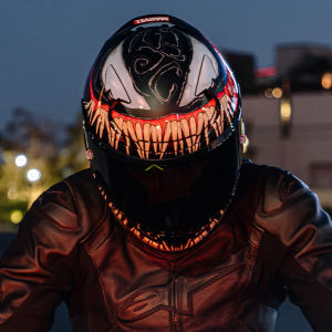 HJC | Marvel Venom 3rd Generation Carbon Fiber Motorcycle Helmet
