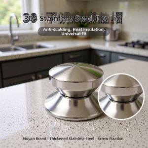 MOMIAN | Non-slip Wear-resistant Easy-to-install Stainless Steel Pot Lid Handle