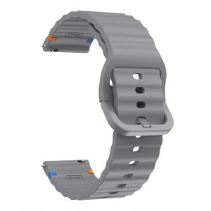 22mm 20mm Watch Strap For Huami Amazfit BALANCE Band GTR 4 2 2E GTR3 Pro/GTS 4/2 mini GTS 3/Bip 3 Pro U S Silicone Wave Bracelet