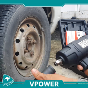 VPOWER V-1000 V-1500 บล็อกลม 1/2 นิ้ว รุ่นงานหนัก (ลูกตีคู่) สินค้ามีตัวเลือก