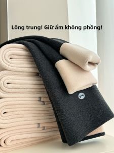 MiiOW | Quần lót cotton dày cạp cao không đường may cho nữ mùa đông Quần dài ấm áp ôm vừa vặn không để lại dấu vết