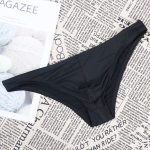 Quần Lót Nam Ice Silk Low Waist Tight Fit Quick Dry One Piece Triangle Fashion Narrow Edge Invisible Sport Underwear