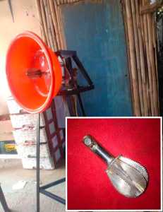 3/4 Shafting Coconut Grater Blade Stainless