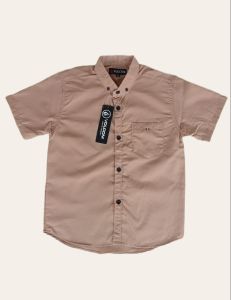BAJU KEMEJA ANAK LAKI-LAKI POLOS WARNA COKSU 3-10TH