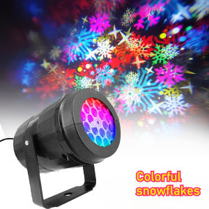 16 Patterns Christmas Projector Lights Rotatable Christmas Decoration Outdoor/Indoor Led Projector for Holiday Party Xmas Decor