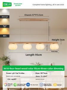DGY | French Mid-Century Cream Style Restaurant Chandelier