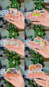 INKTERIA | Subject Label Stickers for School